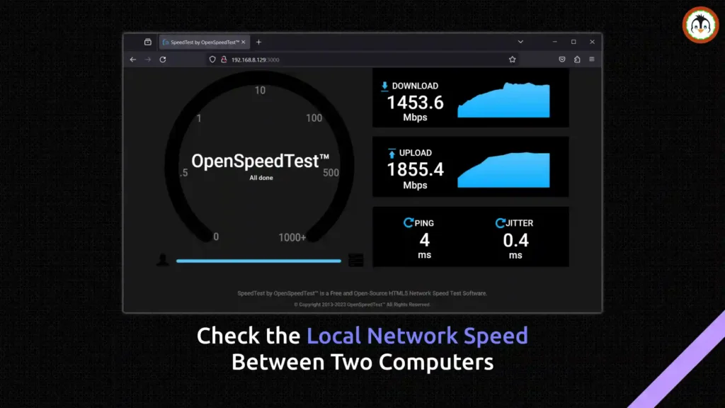 Check Your Local Network Speed in Linux, Windows, and macOS openspeedtest