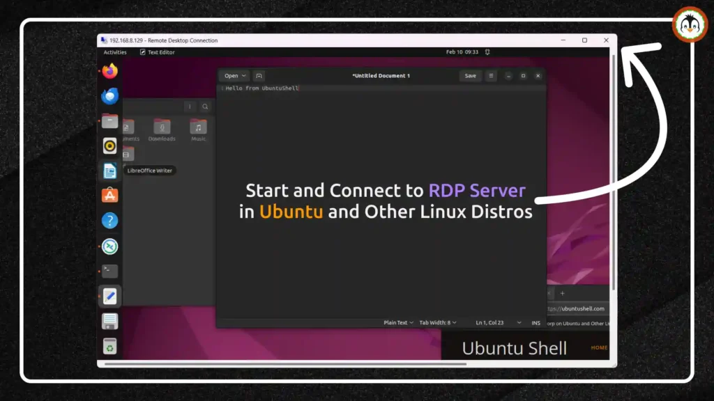 How to Start RDP Server on Ubuntu and Other Linux Distros start and connect to RDP server in ubuntu
