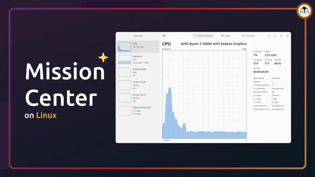 Mission Center: A Linux Alternative to Windows Task Manager mission center linux