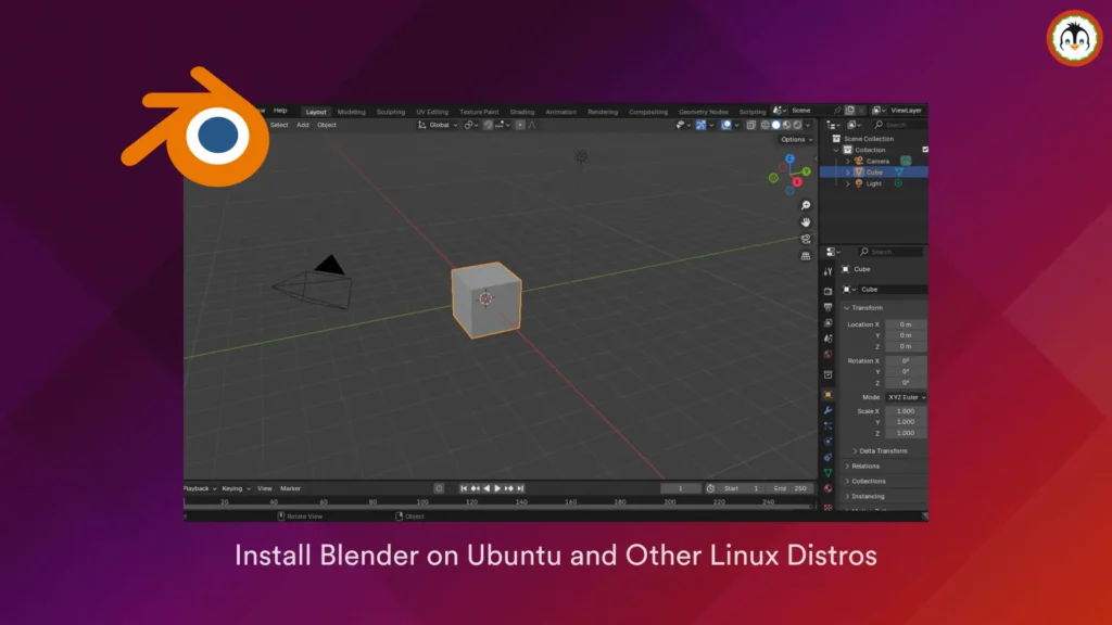 How to Install Blender on Ubuntu and Other Linux Distros install Blender on Ubuntu