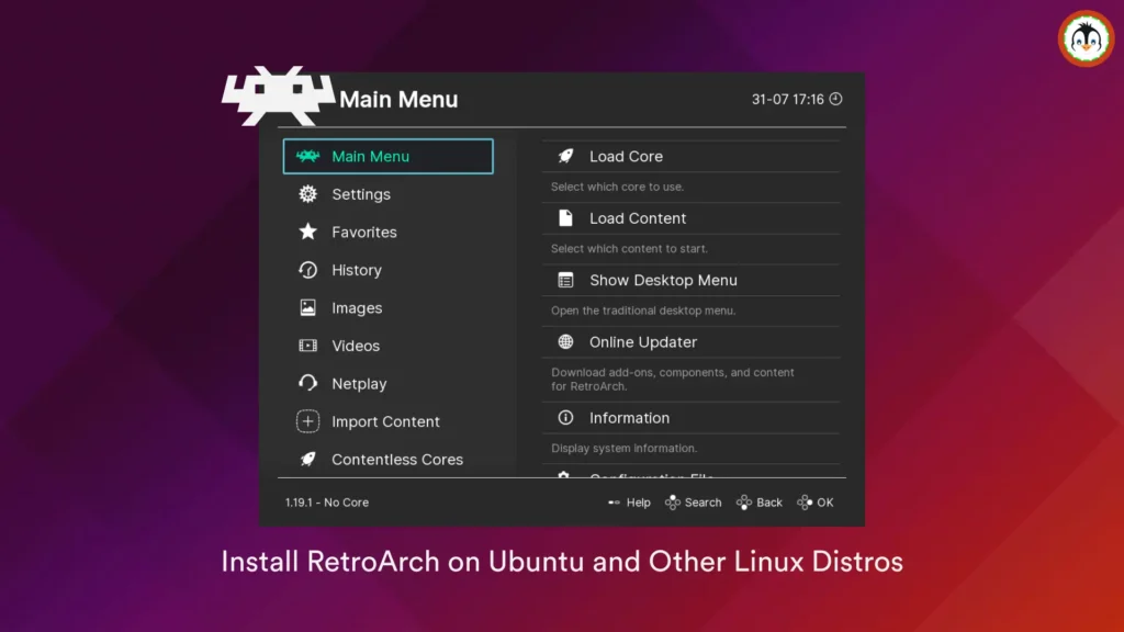 Play Classic Video Games With RetroArch on Ubuntu 24.04 install retroarch on ubuntu