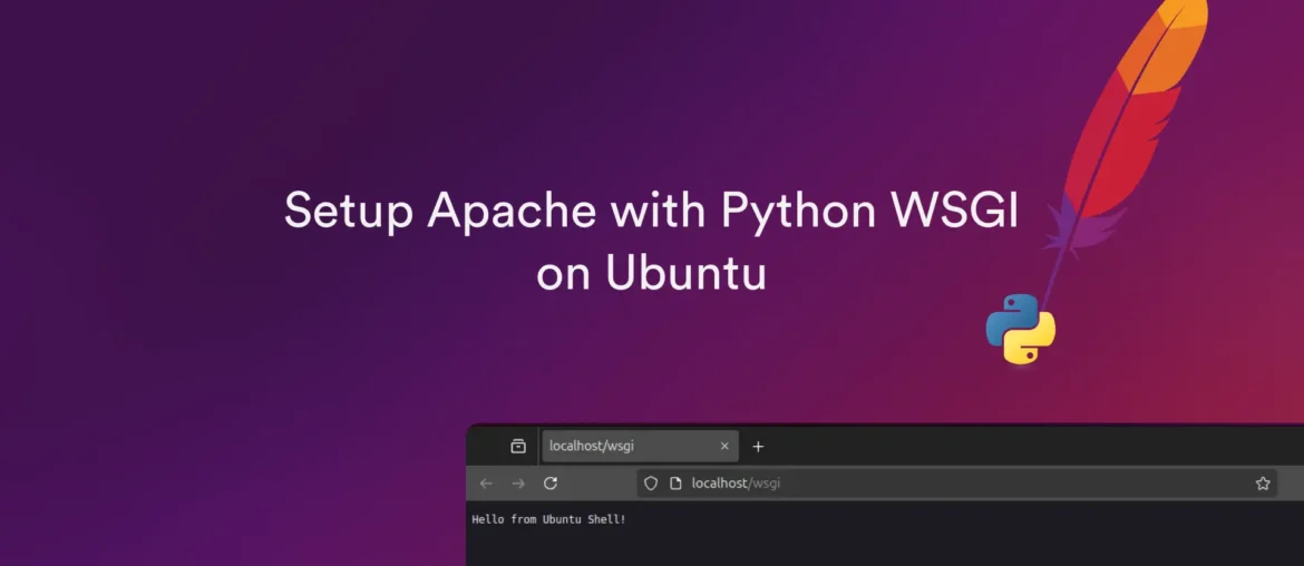 Setup Apache with Python WSGI on Ubuntu