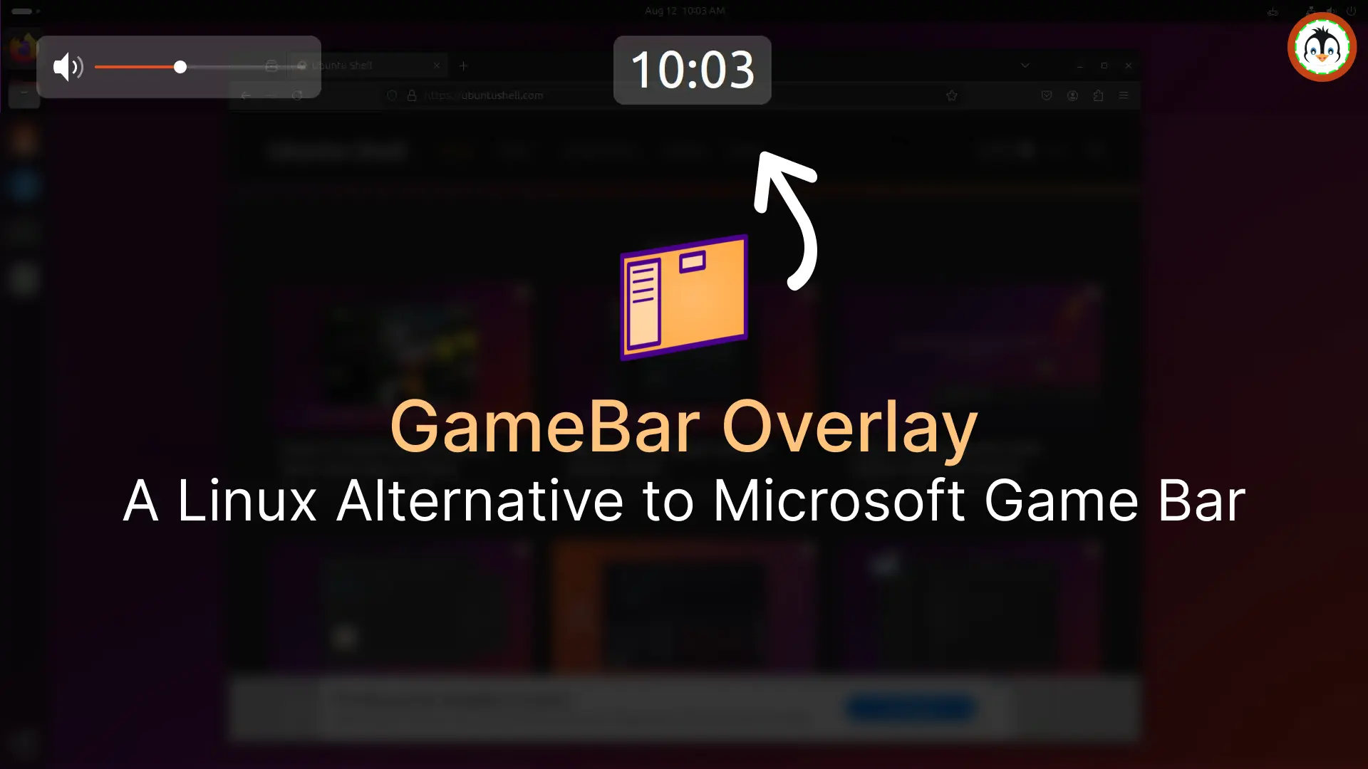 Gamebar overlay a linux alternative to microsoft game bar