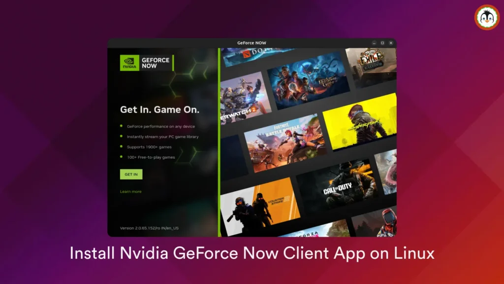 How to Install Nvidia GeForce Now Client App on Linux install Nvidia GeForce Now Client App on linux